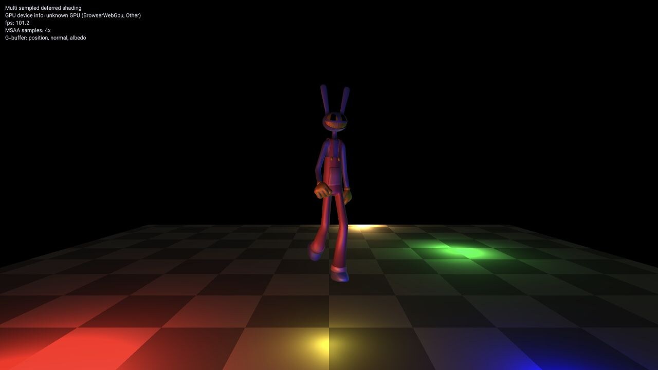Multi sampled deferred shading screenshot