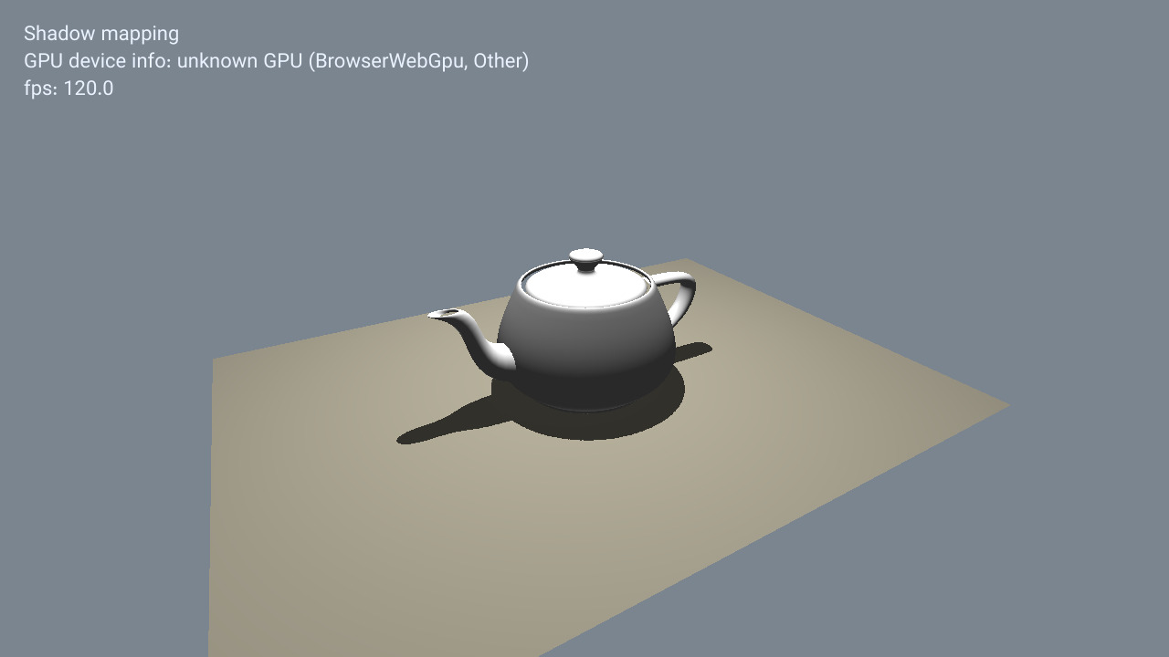Projected shadow mapping screenshot